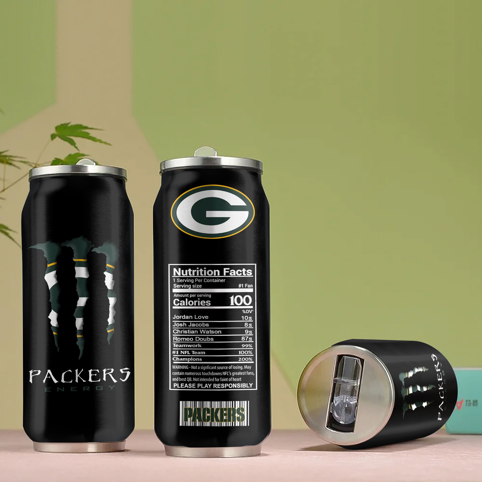 Green Bay Packers Monster Energy 10oz 59913 